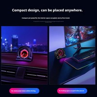 Lampe d'ambiance pour voiture, couleur magique, commande vocale, rythme musical, diffuseur d'arômes décoratif pour voiture