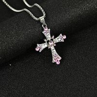 Collier unisexe hip-hop en diamant, vente en gros transfrontalière, bijoux tendance, personnalité streetwear, pendentif disco, pull en bambou, or
