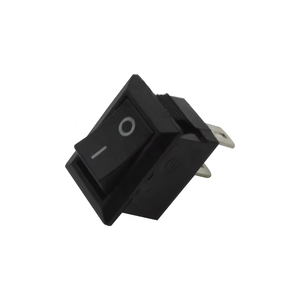 Manufacturer <strong>Supply</strong> KCD1-11 Model 2 <strong>Pin</strong> Black 2 Position Rocker Switch on / Off Black Boat Switch - Product Image 1