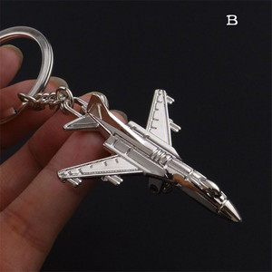 Hàng Không Khuyến Mãi New Keychain Kim Loại Hải Quân Máy Bay Chiến Đấu Mô Hình Quà Tặng Hàng Không Vòng Chìa Khóa Mô Hình Móc Chìa Khóa Máy Bay Không Khí Keyring - Product Image 2