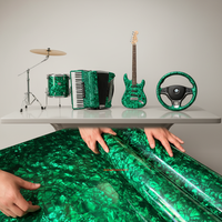 Vente en gros de feuilles de PVC en celluloïd nacré Zhengshuo 1600x700mm, épaisseur 0,17-3mm, multicolores, pour volants, tambours et instruments de musique à accordéon