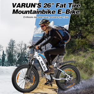 Bicicleta Eléctrica con Llantas Gruesas de 26 Pulgadas, 250w, Alcance de 70 km, Frenos de Disco Mecánicos, Carga de 150 kg, Disponible en Almacén de la UE/Reino Unido, Bicicleta S26-1 - Product Image 6