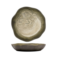 Plato Hondo Abstract Crab de 24 cm, Plato Decorativo para Servir