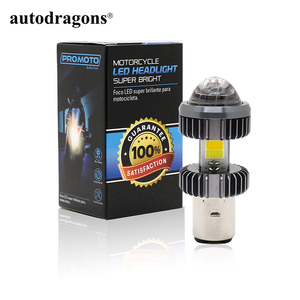 Phares de moto Autodragons LED BA20D H4, ampoules à faisceau haut et bas, moto 3000K 6000K, phare LED bicolore pour moto - Product Image 5