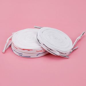 Cordones Planos de Poliéster de 1 cm de Ancho, Colorblock, para Zapatos Deportivos, Casuales y Cálidos, Venta al Por Mayor, Suministro de Fábrica YS RTS - Product Image 3
