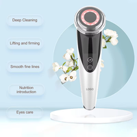 Appareil d'ionophorèse 2025, vibration faciale, photon, rajeunissement de la peau, micro-courant, masseur facial multifonctionnel