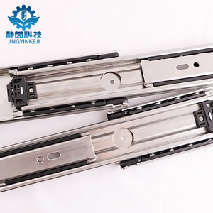 76mm 3 lần mở rộng đầy đủ nặng 500lbs bóng mang ngăn kéo trượt đường sắt cho Camper <span class=keywords><strong>RV</strong></span>/đồ nội thất phần cứng tủ thép không gỉ - Product Image 2