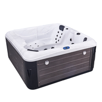 Fantastique qualité acrylique bain à remous Balboa système panneau bain à remous massage spa baignoire de luxe pour bain à remous extérieur 5 personnes