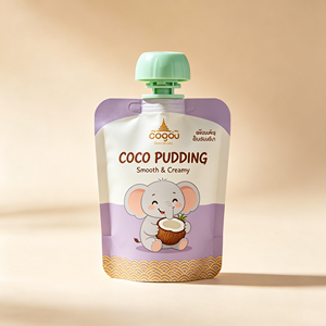 Sachets souples personnalisés en PE avec bec verseur pour aliments pour bébés, rechargeables, pour purée <span class=keywords><strong>bio</strong></span> faite <span class=keywords><strong>maison</strong></span>, liquides, pour tout-petits et enfants - Product Image 3