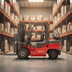 מלגזה דו-דלנית דלק (גז) LINOTR 3-5 טון, מנוע EPA, גז LPG, גובה הרמה 3-5 מטר. - Product Image 6