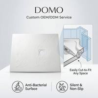 Receveur de douche rectangulaire moderne en polyuréthane monobloc, antibactérien, anti-moisissure, facile à nettoyer, vente en gros OEM