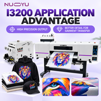 Imprimante de transfert textile DTF A1 avec 2 têtes I3200, machine à film PET 600 mm pour T-shirts, sweats à capuche et vêtements personnalisés, certifiée CE, Hansen Board