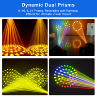 Équipement d'éclairage de scène professionnel LED 295W DMX512 en gros, système d'éclairage de scène pour DJ, discothèque, bar, église, projecteurs mobiles