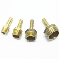 Adaptateur de coupleur en cuivre, raccord de tuyau en laiton de 4mm 6mm 8mm 10mm 12mm 19mm, connecteur mâle BSP 1/8 "1/4" 1/2 "3/8" BSP