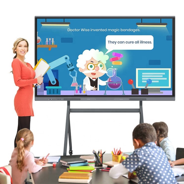 2025 Science Education Equipment Teaching All-in-one Smart Whiteboard Big Screen Electronic Teaching Board Children's Blackboard