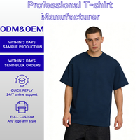 Kaos Pria Kerah Bulat Lengan Pendek 190GSM 100% Katun Stok Tersedia Ukuran Besar Plus Size EU US Multi Warna Dapat Disesuaikan MOQ Rendah