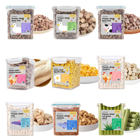 Friandises lyophilisées pour chiens 100% pures, collations pour animaux de compagnie, nourriture pour chats, poulet, canard, foie de bœuf, aliments lyophilisés pour animaux de compagnie, collations pour chats