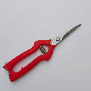 Sécatrices à lame déviateur en acier inoxydable Mountain Vine, rouges, 45 mm, à tête droite, pour la cueillette et l'élagage des fruits - Product Image 2