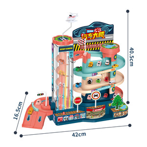 Estacionamiento Eléctrico Multinivel para Niños con Pista de Inercia, Juguete de Coche para Niños de 4 a 6 Años, Set de Construcción de Plástico - Product Image 4