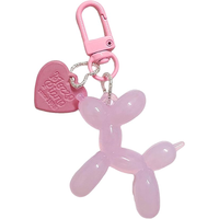 Gantungan Kunci Anjing Jelly Balloon Siap Kirim untuk Remaja Perempuan, Gantungan Kunci Poodle Lucu, Aksesoris Tas, Aksesoris Dompet, Perhiasan Estetik, RTS