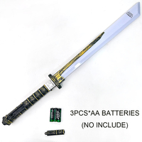 Jouets sabre laser Led Seven Color avec changement de son pour la fête des enfants Cosplay Luminescence Prop Flash Sword of the Lord