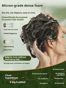 Champú en Barra <span class=keywords><strong>para</strong></span> <span class=keywords><strong>Oscurecer</strong></span> el Cabello Blanco, Restaura el Color Natural de <span class=keywords><strong>la</strong></span> <span class=keywords><strong>Barba</strong></span> y el Cabello Gris, Jabón <span class=keywords><strong>para</strong></span> Teñir el Cabello de Gris/Blanco a Negro, Champú Fijador - Product Image 4