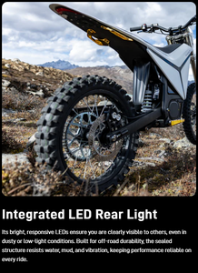 Motocicleta Eléctrica Yvolt Surge V de 35KW de Potencia Máxima, 110KMH, 97.2V 45Ah, 120km de Autonomía, Carga Rápida, Todoterreno, Disponible en EE. UU. - Product Image 4