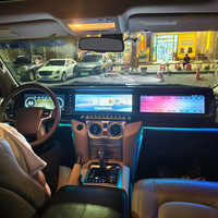 Autoradio Android Cloud à trois écrans avec Carplay et GPS pour TOYOTA LAND CRUISER LC200 2008-2015 – Lecteur multimédia d'unité centrale