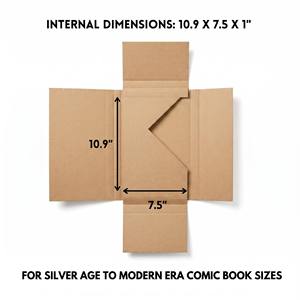 Boîte de rangement en carton pour magazines et bandes dessinées, pliable, multi-niveaux, avec logo personnalisé, vente en gros d'usine - Product Image 5