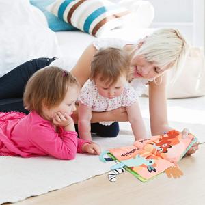 Éducation précoce bébé livres jouets sécurité tissu queues d'<span class=keywords><strong>animaux</strong></span> reliure sensorielle doux bébé tissu <span class=keywords><strong>livre</strong></span> - Product Image 5