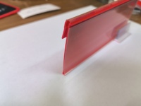 Porte-étiquettes en plastique transparent robuste en gros – Prix direct usine pour étagères de supermarché
