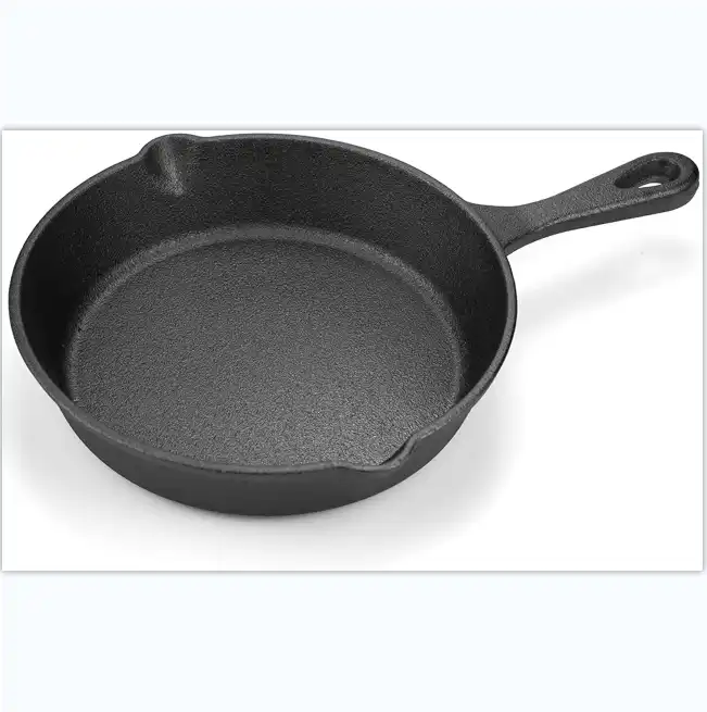 Source 6 Inch Non-Stick Pre-Seasoned Skillet Frying Pan for