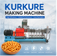 Ligne de production de snacks de maïs Kurkure, machine automatique de cuisson pour la fabrication de Cheetos et d'aliments soufflés
