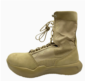 Botas de combate TSB23 BAT Coffee Brown Classic, superligeras, de cuero vacuno tipo gamuza, transpirables, para verano, con cremallera lateral, de movimiento rápido. - Product Image 2