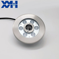 Luz LED RGBW para Fuente Subacuática, Controlada por DMX, de Acero Inoxidable 304, IP68, para Parques Acuáticos Interactivos Municipales