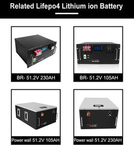แบตเตอรี่ Lifepo4 ออลอินวัน 48V 100Ah 51.2V ลิเธียมแบบติดตั้งบนชั้นวาง สำหรับเก็บพลังงานแสงอาทิตย์ในบ้าน ระดับการป้องกัน IP65 พร้อมตัวเลือก 150Ah และ 200Ah - Product Image 4