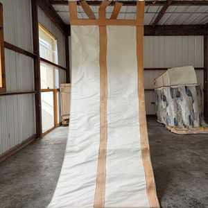 Sac à déchets extensible de revêtement en polyéthylène FIBC de goulotte de décombres tissé par pp souple pour des sacs d'<span class=keywords><strong>enlèvement</strong></span> de débris de construction de pierres de gravier - Product Image 6