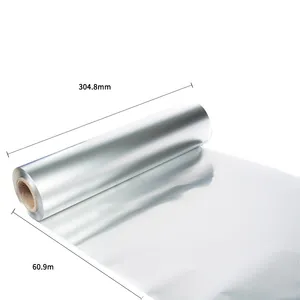 Rouleau de papier aluminium de cuisine, de qualité alimentaire personnalisée pour emballage alimentaire, cuisson frozen, barbecue, 10 pièces