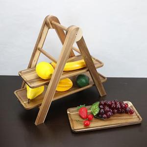 Wholesale Three Tier Folding Shelf Cake Food <strong>Candy</strong> Tea Party <strong>Tray</strong> Dessert Cake Shelf Hotel Set <strong>Tray</strong> - Product Image 5