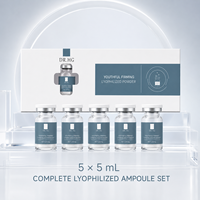 Ampoule hydratante anti-rides DRHG, poudre lyophilisée pour une peau ferme, lisse et souple, 5 ml, 5 flacons
