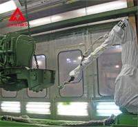 Robot de peinture automobile articulé à 6 axes antidéflagrant ATEX avec moteur de boîte de vitesses pour pulvérisation de carrosserie, pare-chocs et panneaux de porte