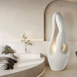 Wabi-Sabi Style Floor Lamp for Bedroom Living Room Study TV Cabinet Also Suitable As <b>Bedside</b> Sofa Coffee <b>Table</b> Lamp Loft Style - Product Image 6