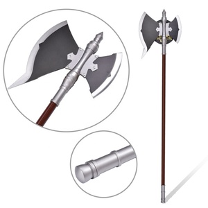 Hacha de doble cabeza de metal de 63 pulgadas, réplica de arma de cosplay de Frieren: Beyond Journey's End, estilo Stark Tomahawk - Product Image 1