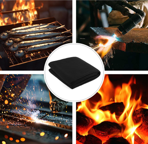 3 5 8 10 мм Сварочные одеяла термостойкие до 1800F огнестойкие коврики для Выдувания стекла огнестойкие накладки из углеродного волокна одеяло - Product Image 1