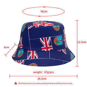 Chapeau Bob Réversible à Large Bord 100% Coton Personnalisé, Imprimé par Sublimation, Casquette de Pêcheur pour Événements Sportifs Mondiaux de Football, Idéal comme Cadeau - Product Image 2