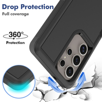 Coque de téléphone portable S25U TPU + PC Housse de téléphone rigide pour coque Samsung Galaxy S25 Ultra