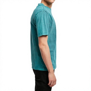 Men's Regular Fit 100% Cotton Knitted Quick Dry Streetwear T-Shirt-Silk Screen Printed Tie Dye Technique 250g Fabric Weight - Product Image 4