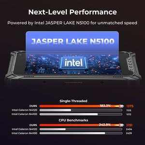 Tablette 8 pouces 8 Go + 128 Go, alimentée par le dernier processeur à faible consommation d'énergie d'Intel, le Intel <span class=keywords><strong>Jasper</strong></span> <span class=keywords><strong>Lake</strong></span> <span class=keywords><strong>N5100</strong></span>, Windows 11 Pro - Product Image 1