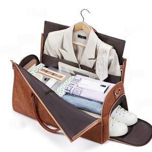 Bolsa de Viaje para Ropa, Bolsa de Lona de Cuero para Trajes, Bolsa de Viaje para Hombre con Compartimento para Zapatos, <span class=keywords><strong>Maleta</strong></span> - Product Image 4