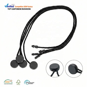Fabricant de tablettes suspendues écologiques, <span class=keywords><strong>corde</strong></span> en polyester avec logo personnalisé, cordons à étiquettes rondes - Product Image 1